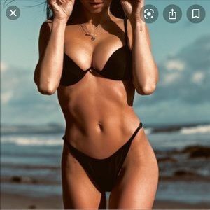 Plumeria swimwear estrella ribbed bikini